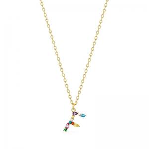 SS GP MULTI COLOURED PENDANT - F SS GP MULTI COLOURED PENDANT - F