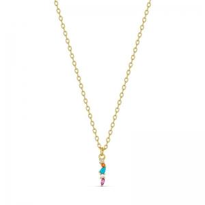 SS GP MULTI COLOURED PENDANT - I SS GP MULTI COLOURED PENDANT - I