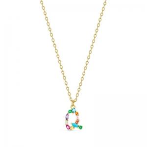 SS GP MULTI COLOURED PENDANT - Q SS GP MULTI COLOURED PENDANT - Q