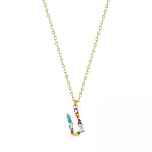SS GP MULTI COLOURED PENDANT - U SS GP MULTI COLOURED PENDANT - U