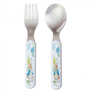 PETER RABBIT - 2PCE CUTLER SET PETER RABBIT - 2PCE CUTLER SET