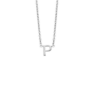 SS LETTER NECKLACE - P SS LETTER NECKLACE - P