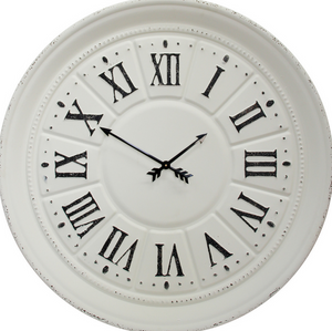 LARGE METAL CLOCK LARGE METAL CLOCK