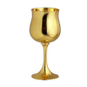 GOLD COLOURED GOBLET GOLD COLOURED GOBLET