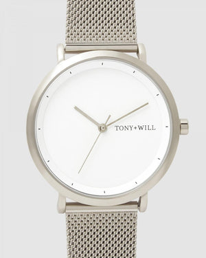 TONY & WILL SILVER WATCH TONY & WILL SILVER WATCH