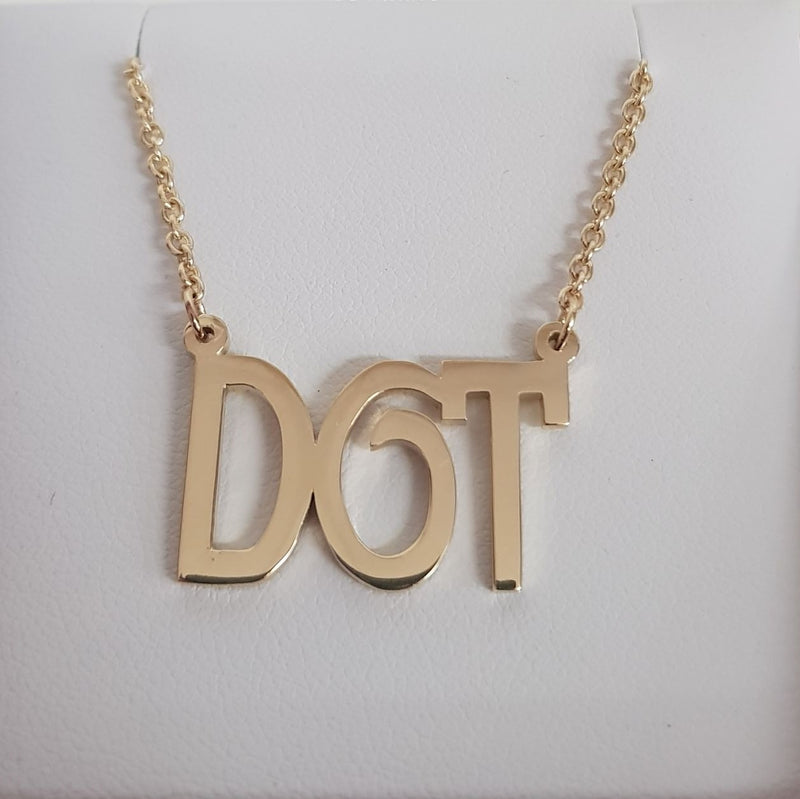 BRAND GOLD PENDANT - ORIGINAL STYLE