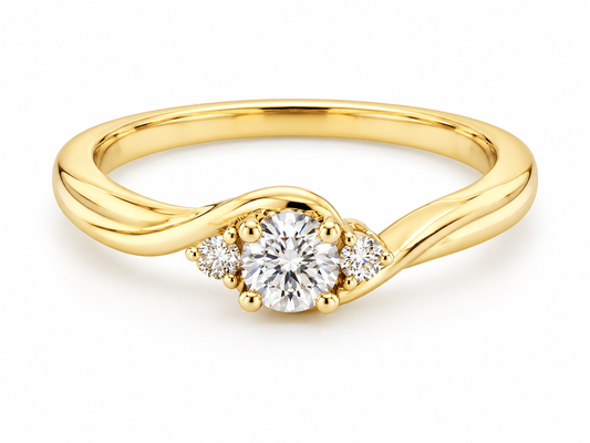 9YG DIAMOND RING
