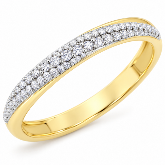9ct Gold Diamond Ring