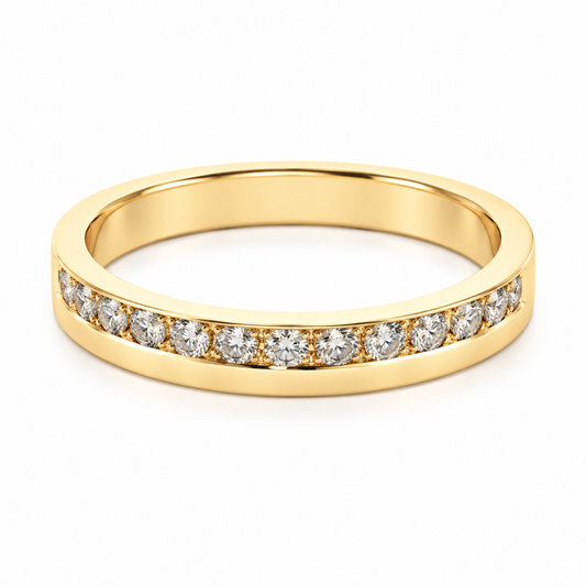 9YG DIAMOND WEDDING RING