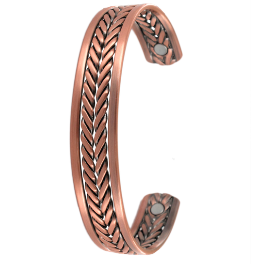 DOUBLE TWIST COPPER BANGLE
