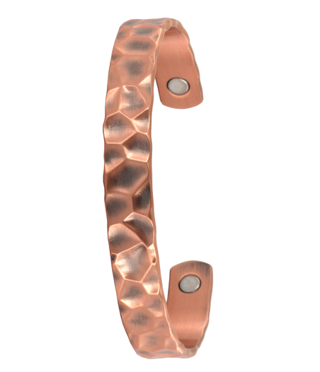 HAMMERTONE COPPER BANGLE