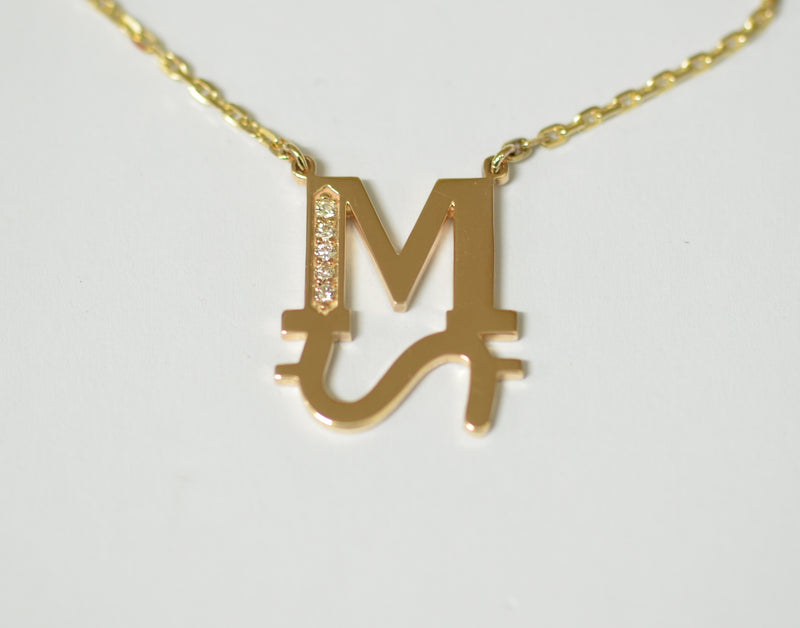 BRAND GOLD PENDANT - ORIGINAL STYLE