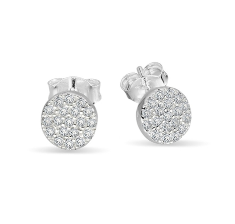 SILVER CZ STUDS