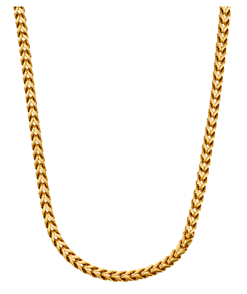 MENS GOLD PLATED STEEL CHAIN