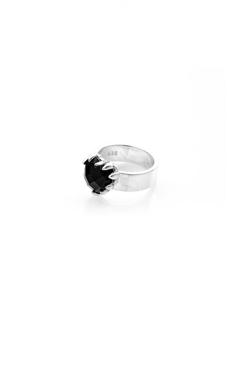 BABY CLAW RING ONYX
