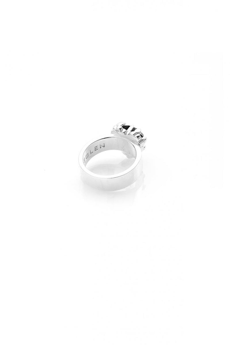 BABY CLAW RING ONYX