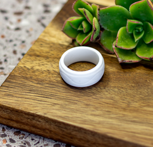 FOREVER SILICONE WHT MENS RING - Y