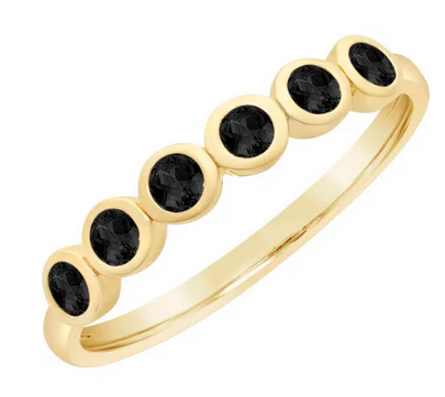 9CT YELLOW GOLD NATURAL SAPPHIRE RING