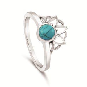 STERLING SILVER TURQUOISE RING