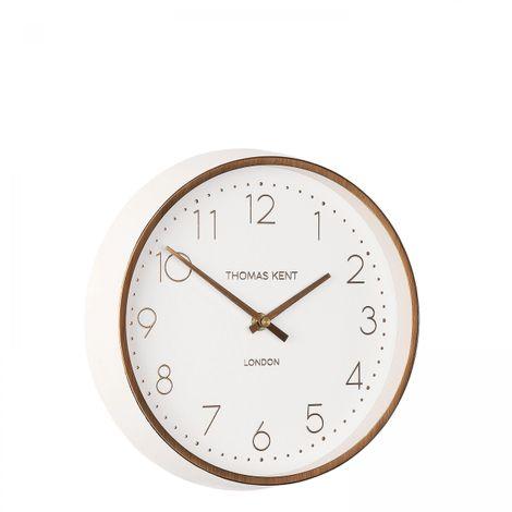 PORCELAIN WHITE HAMPTON WALL CLOCK