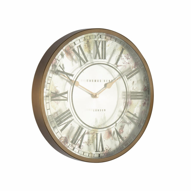 30CM BRASS FLOWER CLOCK
