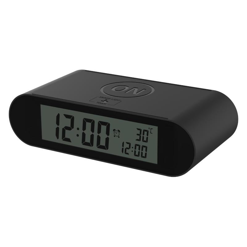 BLACK LCD ALARM CLOCK