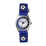 TIKKERS - BLUE SOCCER TIME TEACHER WATCH