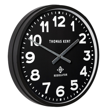 THOMAS KENT BLACK CLOCK