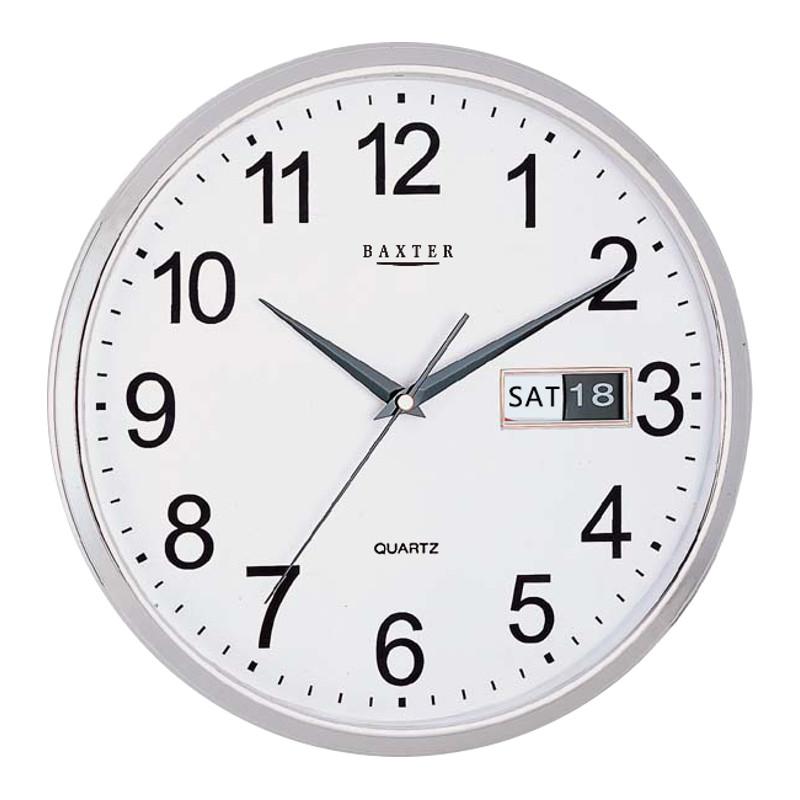 WALL CLOCK - SILVER