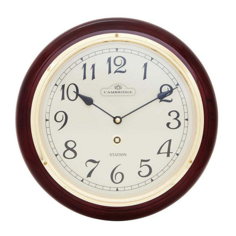 TIMBER STATION CLOCK