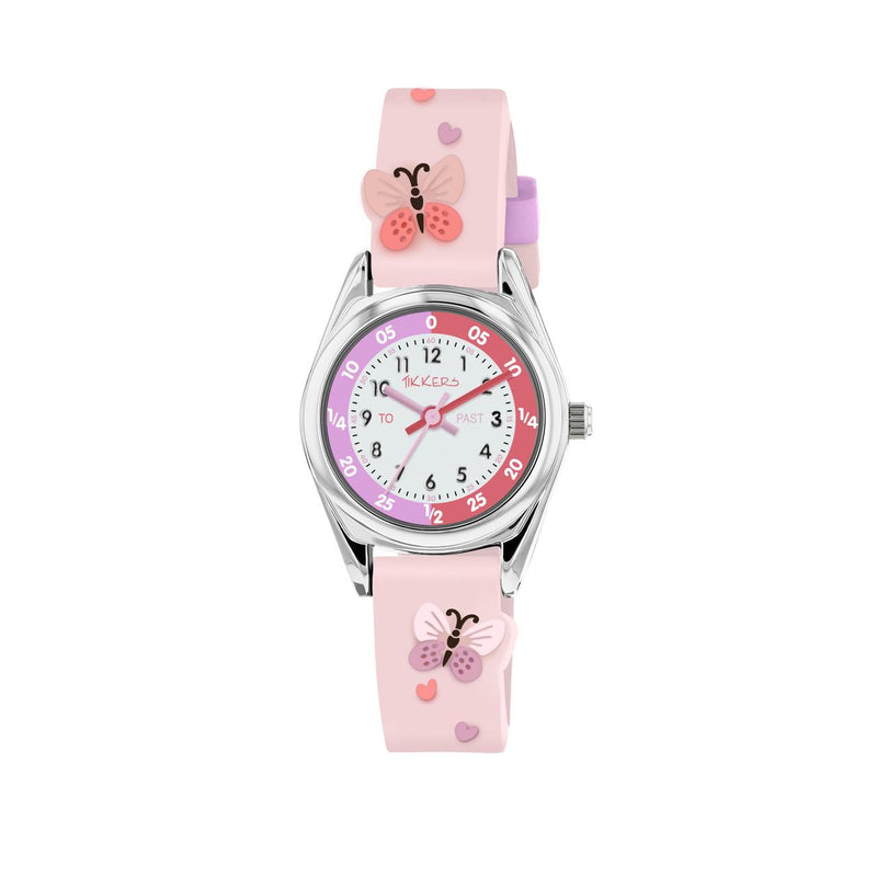 TIKKERS TIME TEACHER BUTTERFLY WATCH