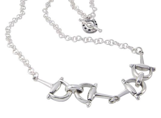 SS HORSE BIT NECKLACE