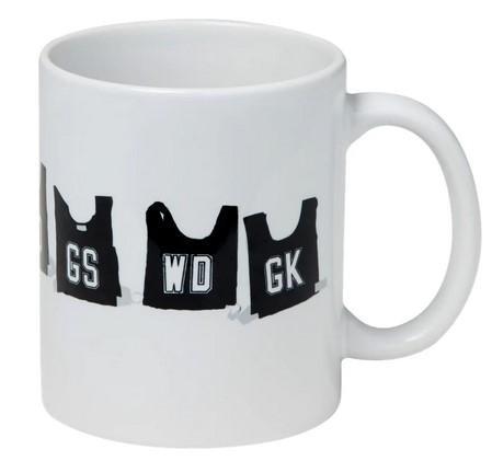 Outline Series Vintage Netball Bibs Coffee Mug