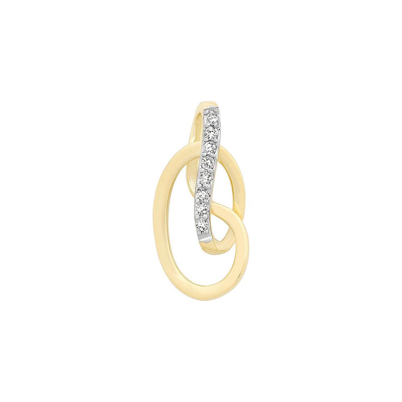 9YG DIAMOND PENDANT