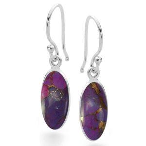 SS PURPLE MOHAVE EARRINGS