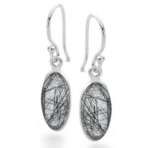 TOURMALATED QUARTZ EARRINGS