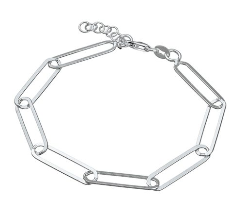 SS OBLONG LINK BRACELET
