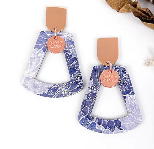MINI SUMMER CLOUD EARRINGS - SILVER