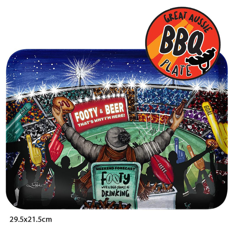 BBQ TRAY - AFL FOOTY & BEER