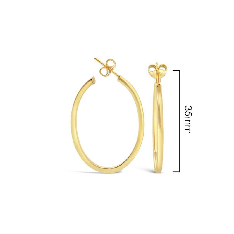 SS YGP GOLD HOOP STUD