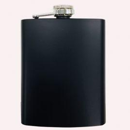 HIP FLASK BLK 150ML
