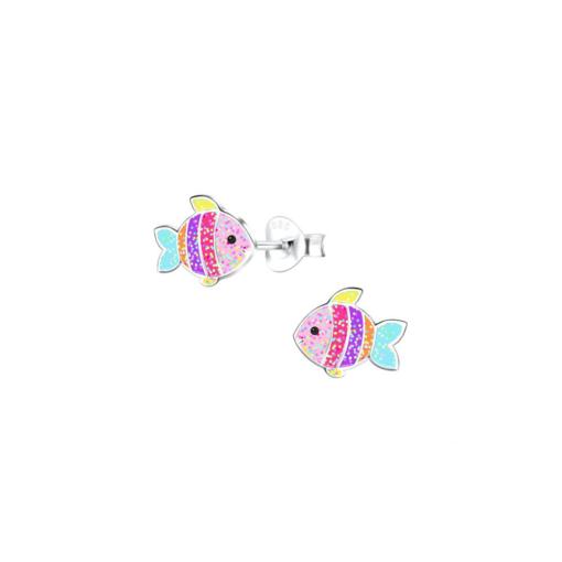 SS GLITTER FISH STUDS