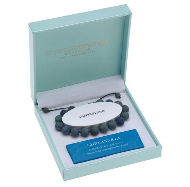 CHRYSOCOLLA NATURAL BRACELET