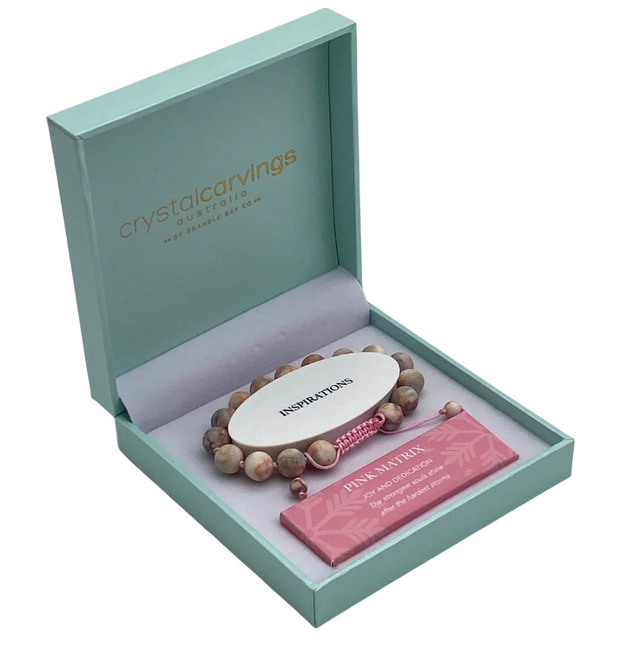 NATURAL PINK MATRIX BRACELET