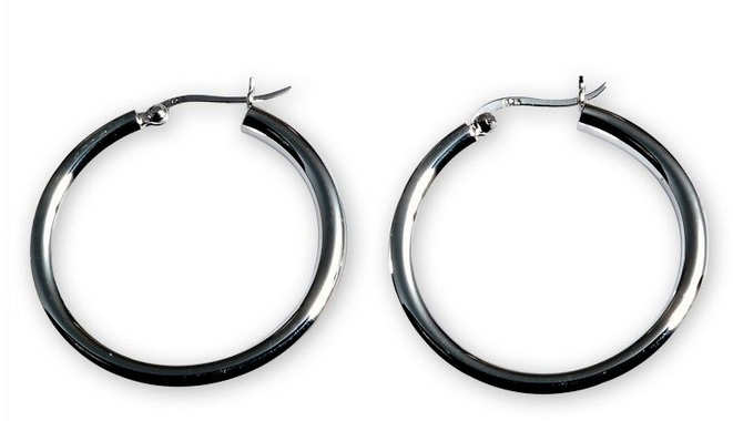 SS LARGE HOOPS