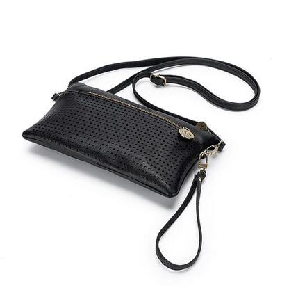 NINA BLACK CROSSBODY CLUTCH