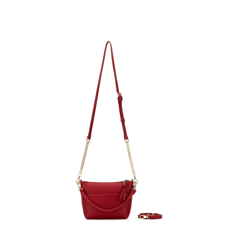 ALICE DEEP RED CROSSBODY BAG