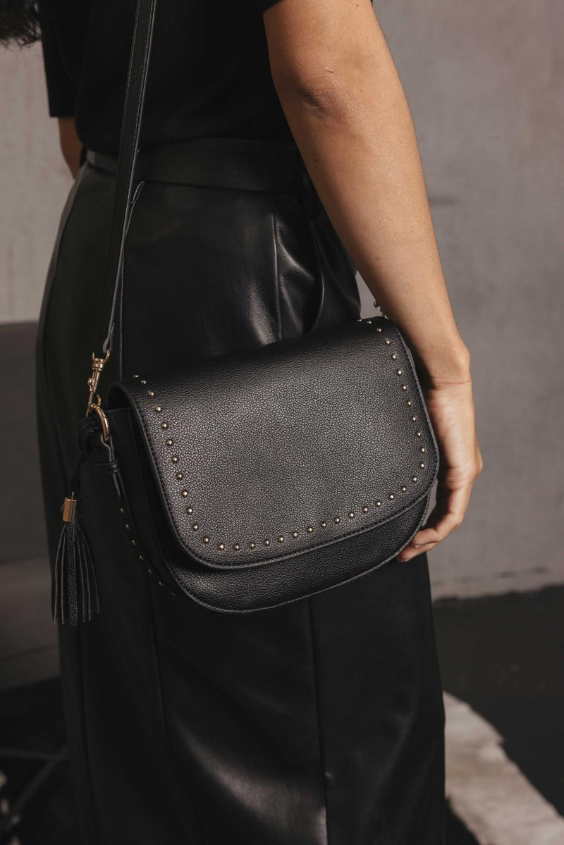 ADDISON BLACK CROSSBODY BAG