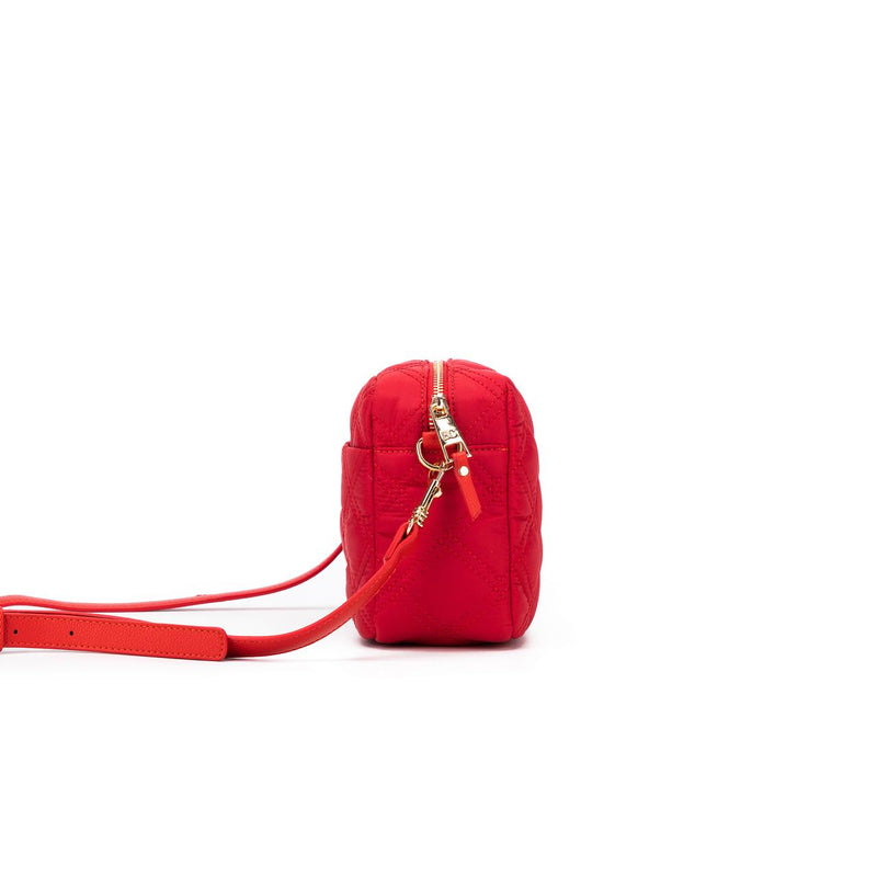 MELROSE QUILTED RED RAVEN BAG