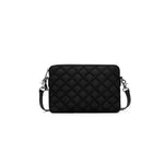 TRIBECA QUILTED BLACK CROSSBODY/CLUTCH